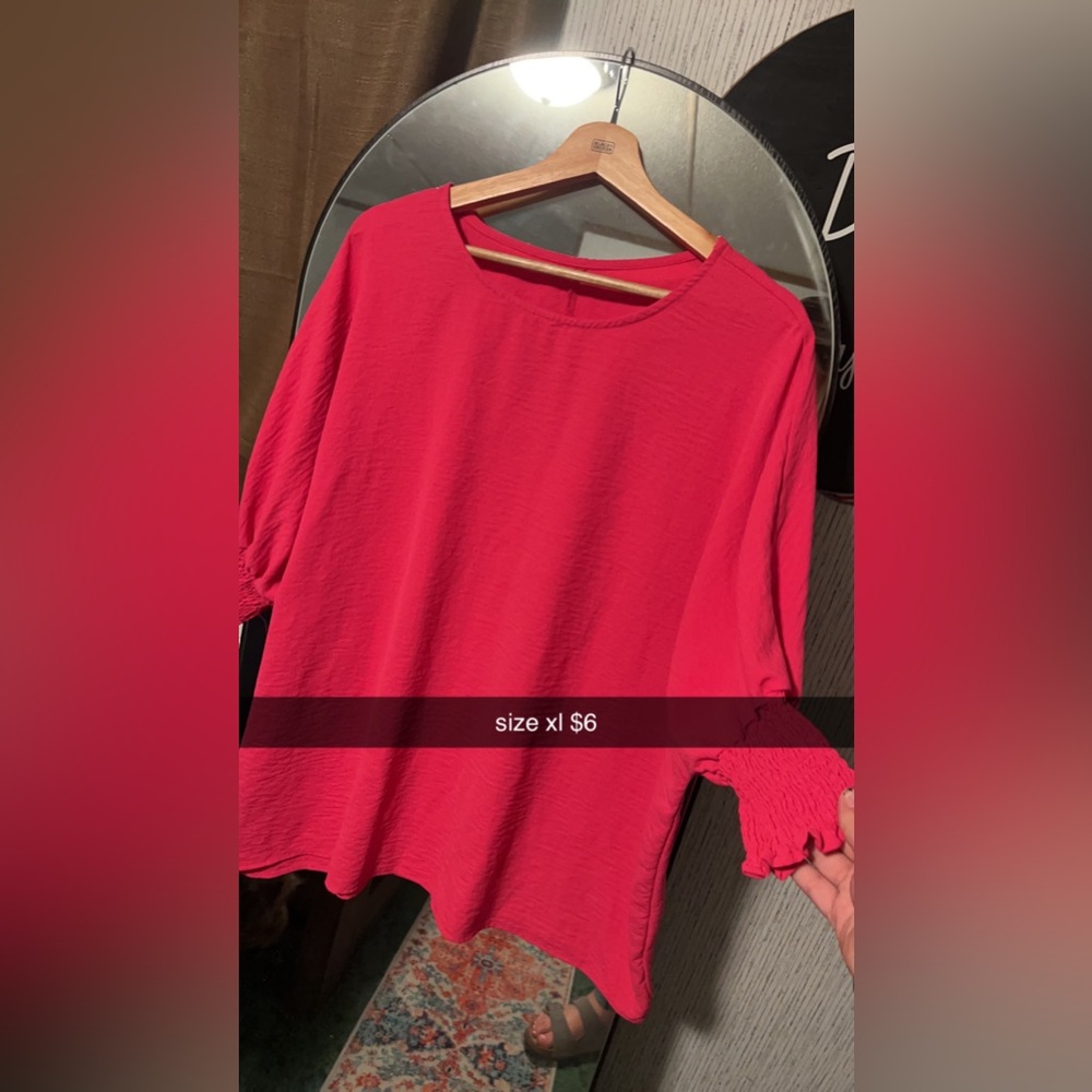 Woven airflow blouse